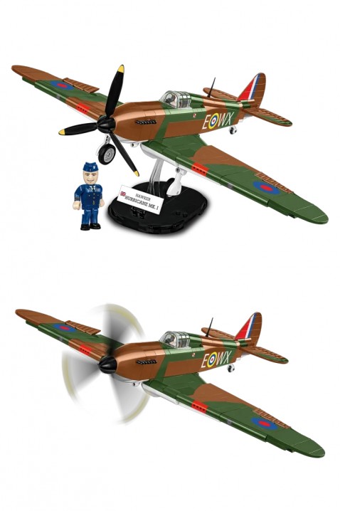 Set de construcție Cobi avion Hawker Hurricane- piese 375IVET.RO - Reduceri de până la -80%