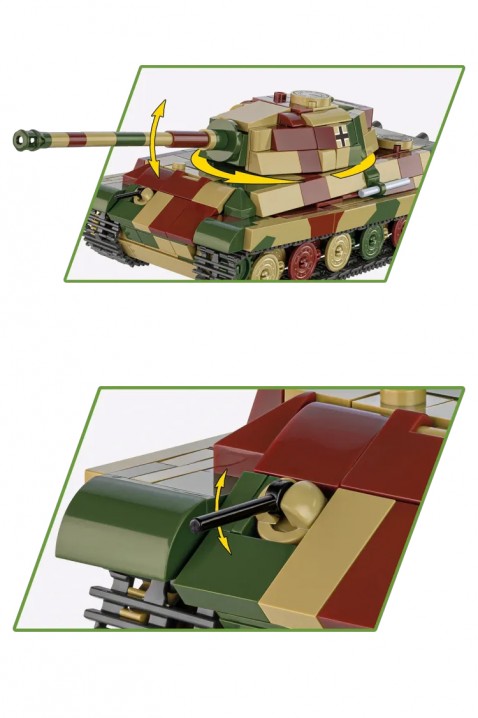 Set de construcție Cobi tanc Tiger II „Königstiger” - piese 500IVET.RO - Reduceri de până la -80%
