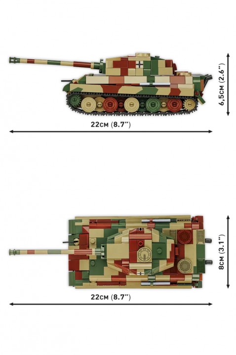 Set de construcție Cobi tanc Tiger II „Königstiger” - piese 500IVET.RO - Reduceri de până la -80%