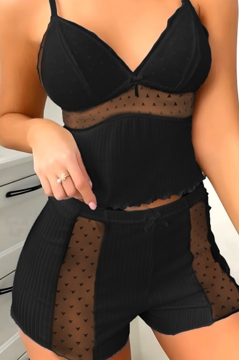 Pijama FIOMEHA BLACK, Culoare: negru, IVET.RO - Reduceri de până la -80%