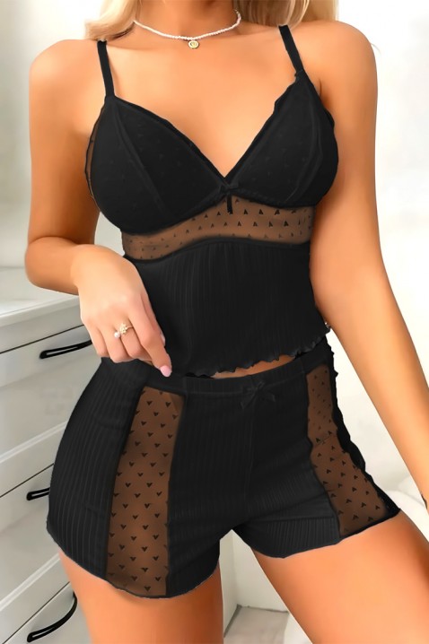 Pijama FIOMEHA BLACK, Culoare: negru, IVET.RO - Reduceri de până la -80%