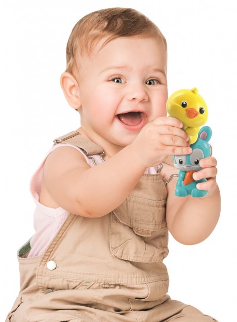 Jucărie interactivă - Tren cu animale de la fermă | Baby ClementoniIVET.RO - Reduceri de până la -80%