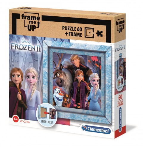 Puzzle pentru copii Clementoni Frame Me Up de 60 de piese - Regatul Înghețat 2IVET.RO - Reduceri de până la -80%