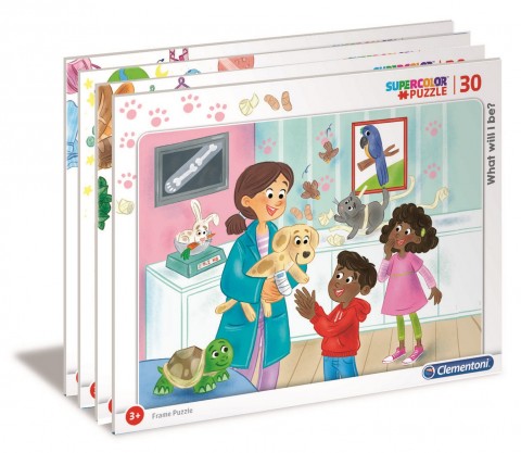 Puzzle pentru copii Clementoni 30 de piese - Ce voi deveni?IVET.RO - Reduceri de până la -80%