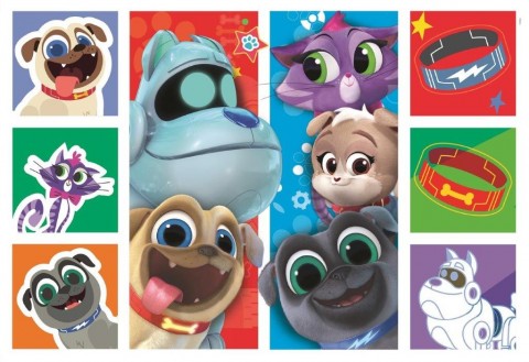Puzzle pentru copii Clementoni cu 24 de piese maxi - Puppy Dog PalsIVET.RO - Reduceri de până la -80%