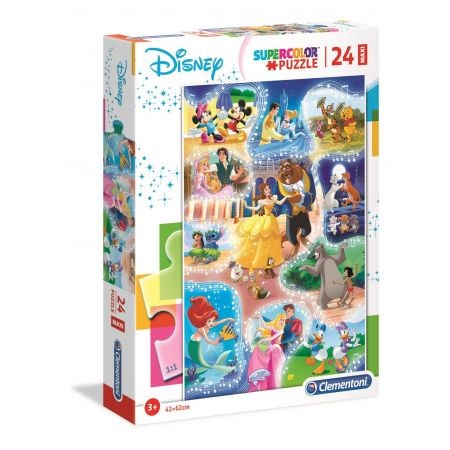 Puzzle pentru copii Clementoni cu 24 de piese maxi - Timp de dansIVET.RO - Reduceri de până la -80%