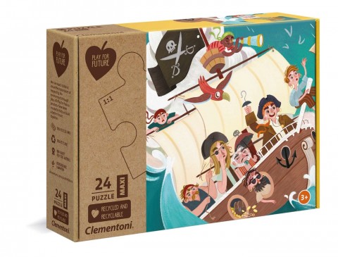 Puzzle pentru copii Clementoni cu 24 de piese maxi - PirațiIVET.RO - Reduceri de până la -80%
