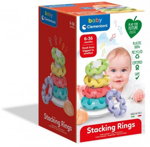 Jucărie pentru bebeluși - Turn cu inele | Baby ClementoniIVET.RO - Reduceri de până la -80%
