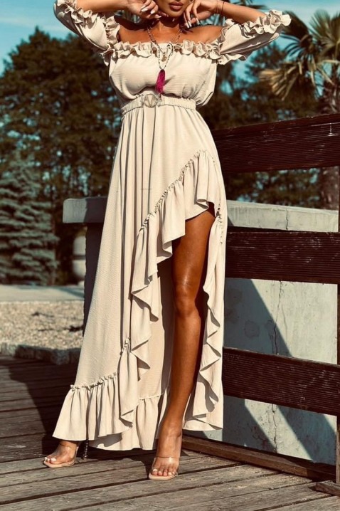 Rochie LERMOXA BEIGE, Culoare: bej, IVET.RO - Reduceri de până la -80%