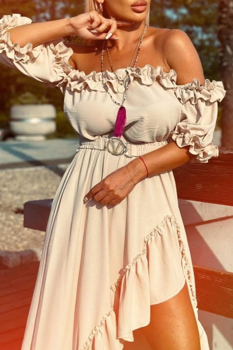Rochie LERMOXA BEIGE, Culoare: bej, IVET.RO - Reduceri de până la -80%