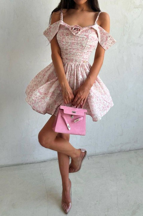 Rochie DIMVERZA, Culoare: roz, IVET.RO - Reduceri de până la -80%