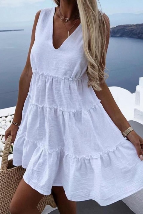 Rochie LERMIOFA WHITE, Culoare: alb, IVET.RO - Reduceri de până la -80%