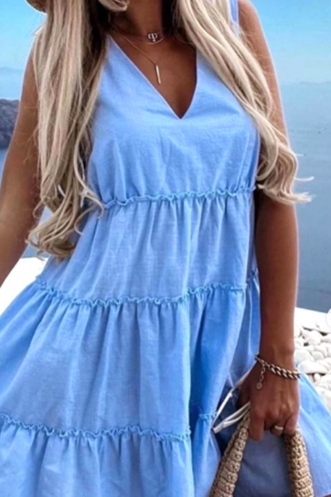 Rochie LERMIOFA SKY, Culoare: albastru deschis, IVET.RO - Reduceri de până la -80%
