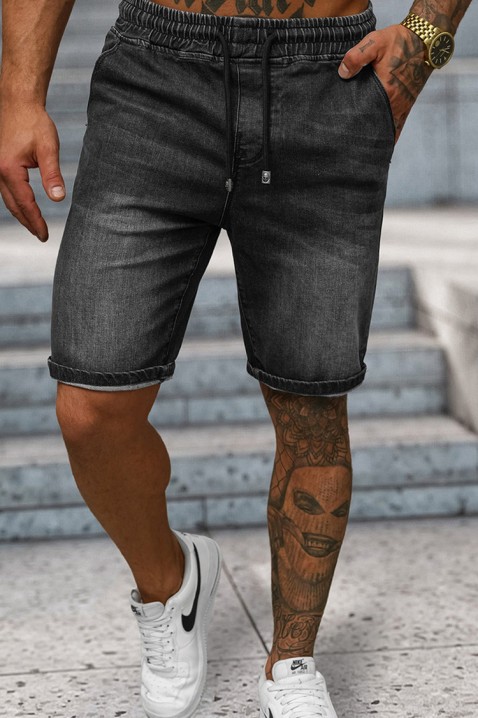 Pantaloni scurți pentru bărbați ZIRVENZO BLACK, Culoare: negru, IVET.RO - Reduceri de până la -80%