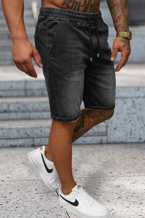 Pantaloni scurți pentru bărbați ZIRVENZO BLACK, Culoare: negru, IVET.RO - Reduceri de până la -80%