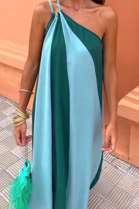 Rochie SABERINA BLUE, Culoare: verde închis,albastru deschis, IVET.RO - Reduceri de până la -80%