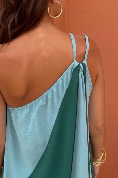 Rochie SABERINA BLUE, Culoare: verde închis,albastru deschis, IVET.RO - Reduceri de până la -80%
