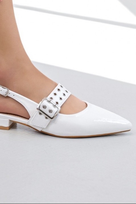 Pantofi damă SERINFA WHITE, Culoare: alb, IVET.RO - Reduceri de până la -80%