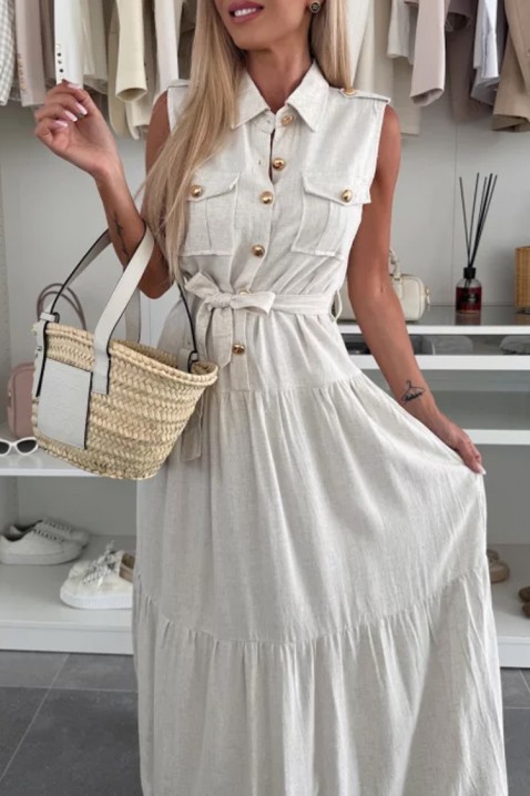 Rochie STYLENA BEIGE, Culoare: bej, IVET.RO - Reduceri de până la -80%