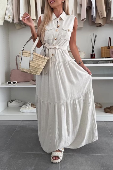 Rochie STYLENA BEIGE, Culoare: bej, IVET.RO - Reduceri de până la -80%