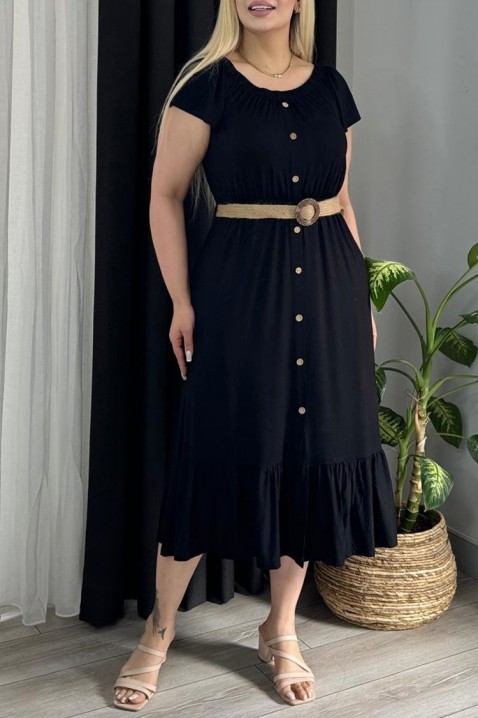 Rochie DEORMENA, Culoare: negru, IVET.RO - Reduceri de până la -80%