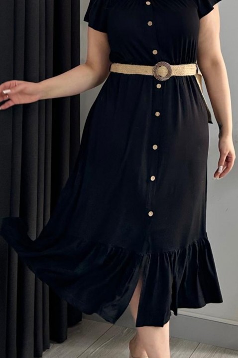 Rochie DEORMENA, Culoare: negru, IVET.RO - Reduceri de până la -80%