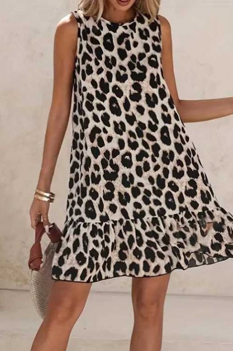 Rochie SKUVERZA, Culoare: leopard, IVET.RO - Reduceri de până la -80%