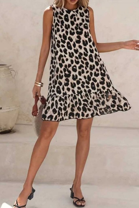 Rochie SKUVERZA, Culoare: leopard, IVET.RO - Reduceri de până la -80%