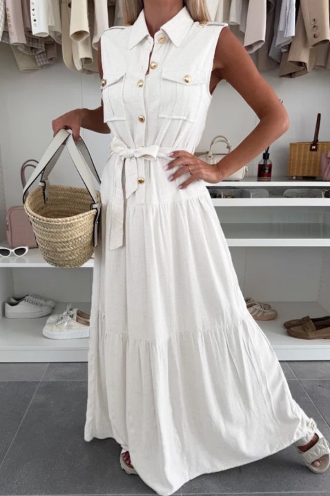 Rochie STYLENA WHITE, Culoare: alb, IVET.RO - Reduceri de până la -80%