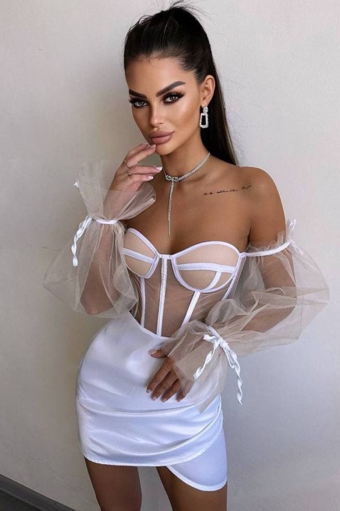 Rochie MIRVOLZA WHITE, Culoare: alb, IVET.RO - Reduceri de până la -80%