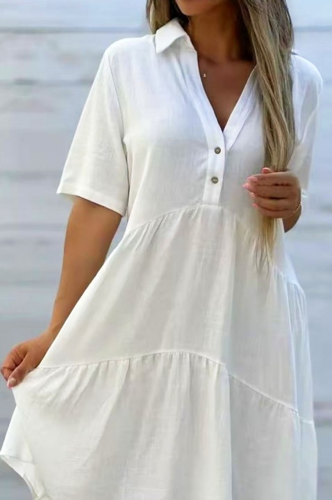 Rochie AZOLRA WHITE, Culoare: alb, IVET.RO - Reduceri de până la -80%