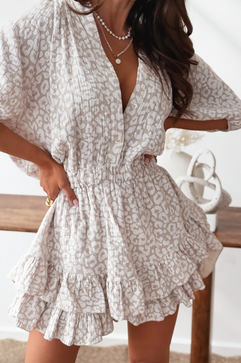 Rochie FLUKLA BEIGE, Culoare: bej, IVET.RO - Reduceri de până la -80%