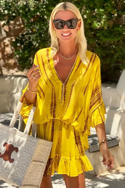 Rochie YOANINA, Culoare: galben, IVET.RO - Reduceri de până la -80%
