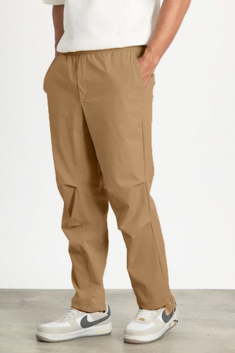 Pantaloni bărbați RILZU CAMEL, Culoare: maro deschis    , IVET.RO - Reduceri de până la -80%