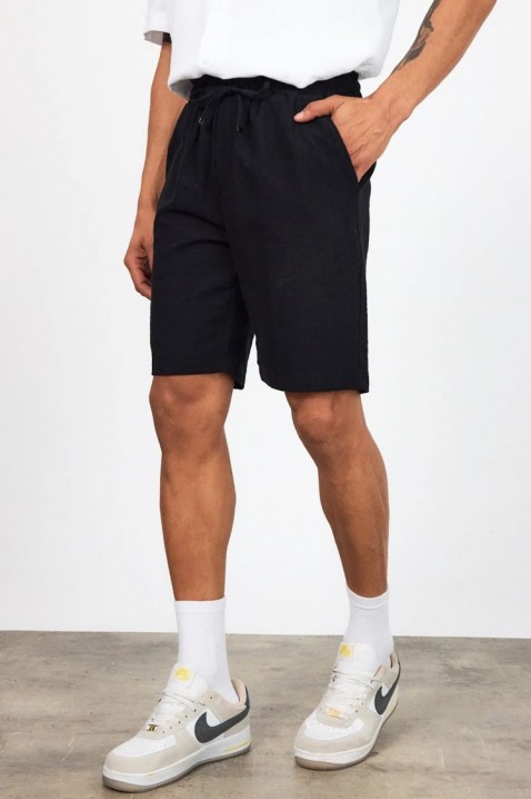 Pantaloni scurți pentru bărbați JOLFO BLACK, Culoare: negru, IVET.RO - Reduceri de până la -80%