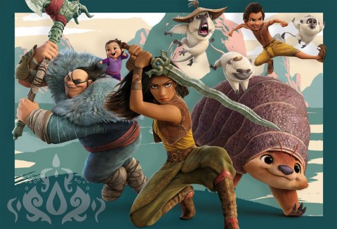 Puzzle pentru copii Clementoni cu 104 piese maxi - Raya și ultimul dragonIVET.RO - Reduceri de până la -80%