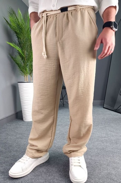 Pantaloni bărbați HIODO BEIGE, Culoare: bej, IVET.RO - Reduceri de până la -80%