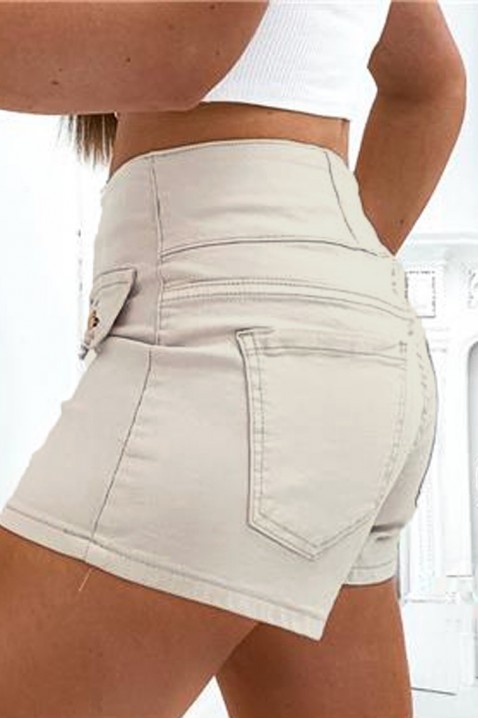Pantaloni scurți JELERDA, Culoare: ecru, IVET.RO - Reduceri de până la -80%