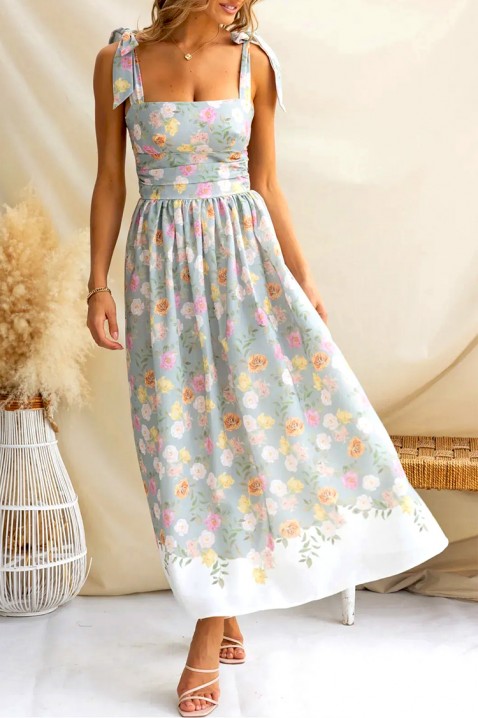 Rochie FLORELE SKY, Culoare: albastru, IVET.RO - Reduceri de până la -80%
