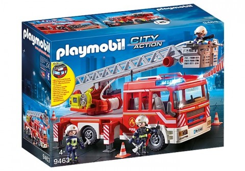 Set cu figurine City Action 9463 Mașină de pompieri cu scarăIVET.RO - Reduceri de până la -80%