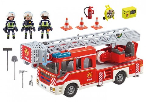 Set cu figurine City Action 9463 Mașină de pompieri cu scarăIVET.RO - Reduceri de până la -80%