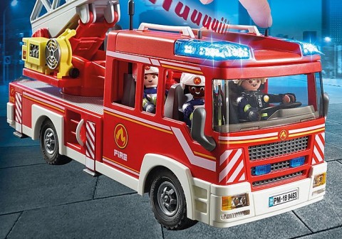 Set cu figurine City Action 9463 Mașină de pompieri cu scarăIVET.RO - Reduceri de până la -80%