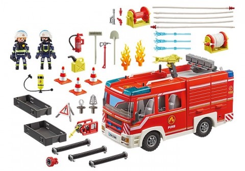 Set cu figurine City Action 9464 Vehicul de salvare al pompierilorIVET.RO - Reduceri de până la -80%