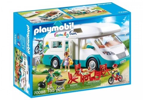 Set cu figurine Family Fun 70088 Mașină de camping pentru familieIVET.RO - Reduceri de până la -80%