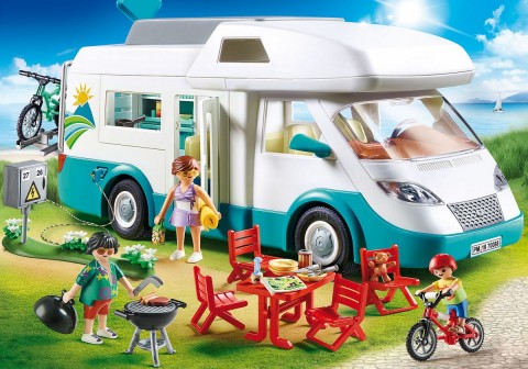 Set cu figurine Family Fun 70088 Mașină de camping pentru familieIVET.RO - Reduceri de până la -80%