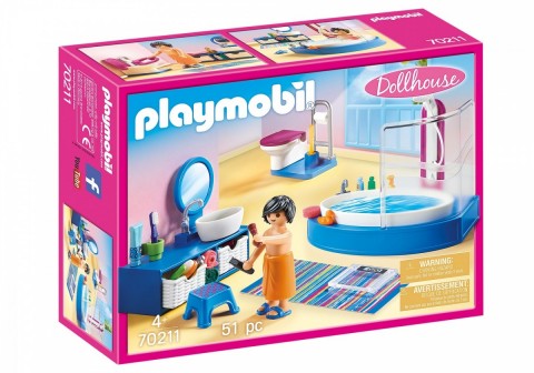 Set cu figurine Dollhouse 70211 Baie cu cadăIVET.RO - Reduceri de până la -80%