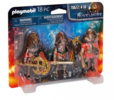 Set de figurine Novelmore 70672 Trei Războinici BurnhamIVET.RO - Reduceri de până la -80%