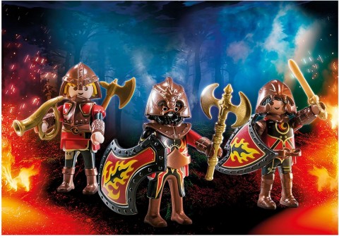 Set de figurine Novelmore 70672 Trei Războinici BurnhamIVET.RO - Reduceri de până la -80%