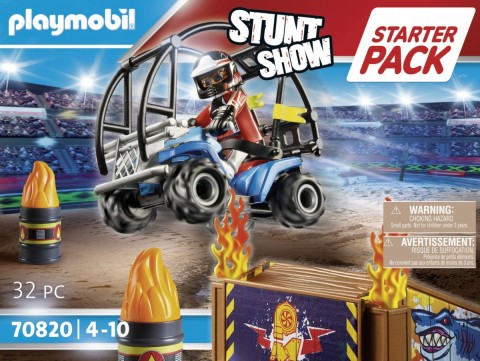 Setul cascadorii Stunt Show 70820 Pachet de început - ATV și rampă în flăcăriIVET.RO - Reduceri de până la -80%