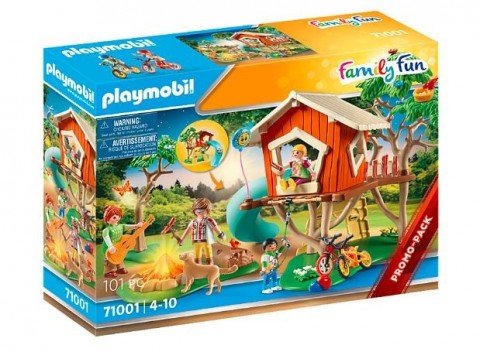 Set de cărămizi cu figurine Family Fun 71001 Căsuța din copac cu toboganIVET.RO - Reduceri de până la -80%